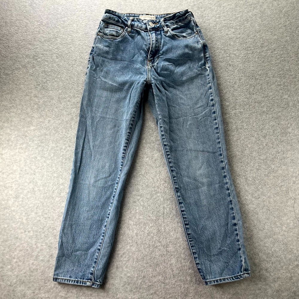 Pacsun Mom Jeans Womens 14 Blue Denim Cotton Stretch Medium Wash Y2K Streetwear